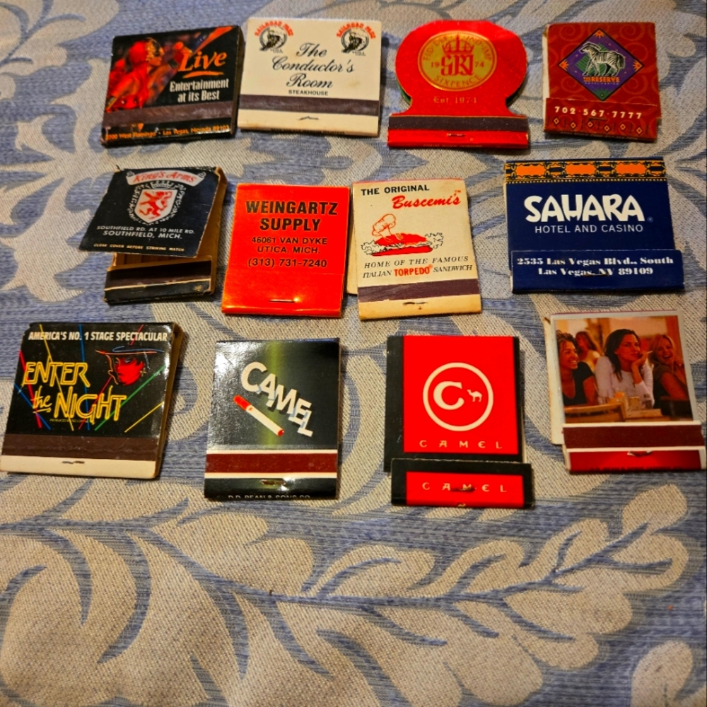 Rare Set Of AMERICAN matchbooks